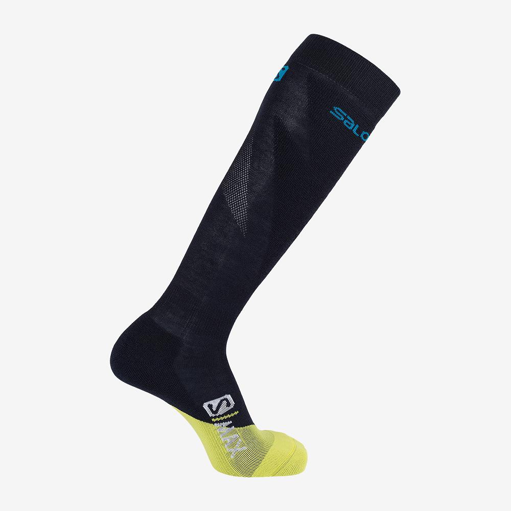 Chaussettes Salomon Homme Bleu Marine - Salomon S MAX M - France (9486-WVIYN)